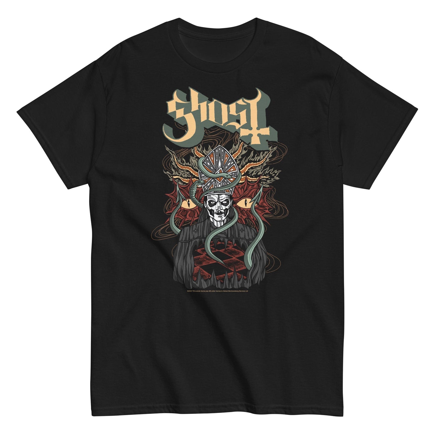 Ghost Soiled Earth Mens T Shirt Black