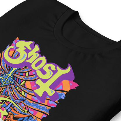 Ghost Stained Glass Officially Licensed Mens T Shirt Black