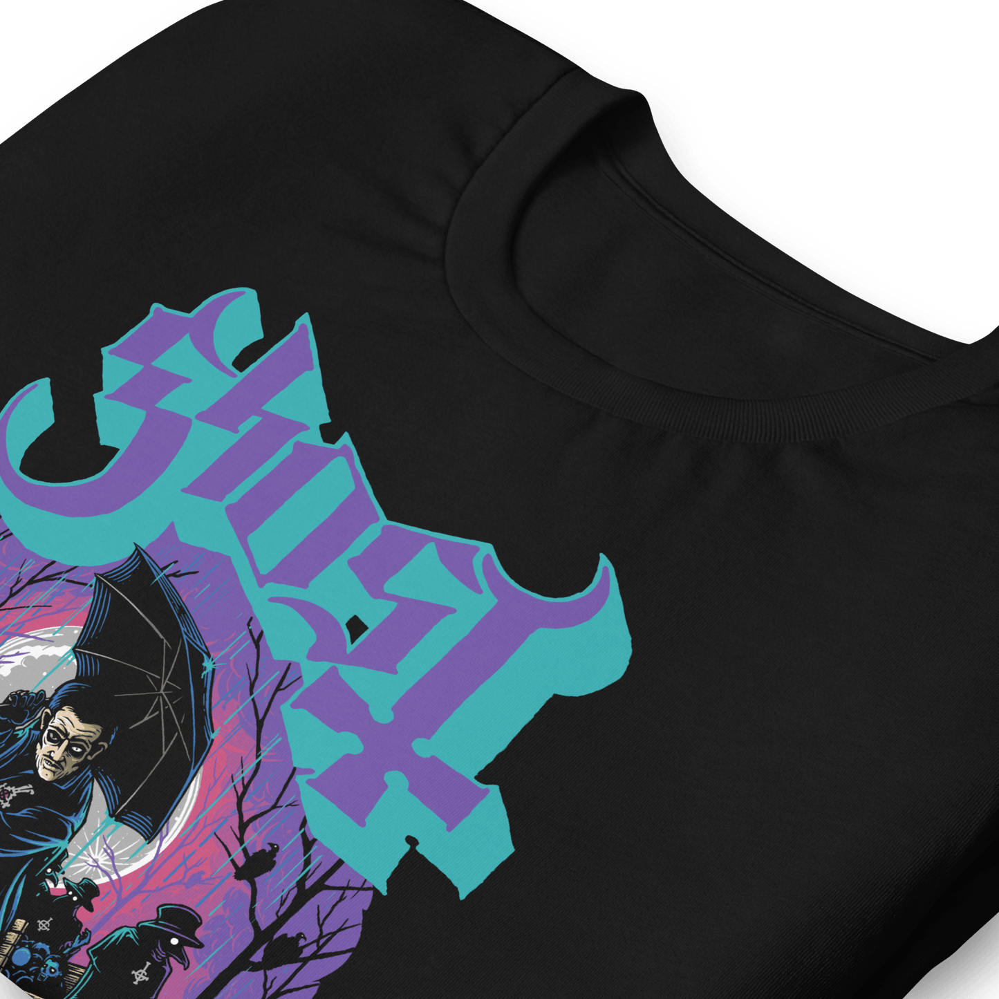 Ghost Umbrella Officially Licensed Mens T Shirt Black