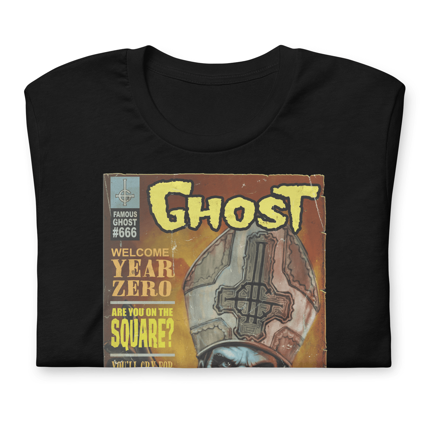 Ghost Year Zero Officially Licensed Mens T Shirt Black