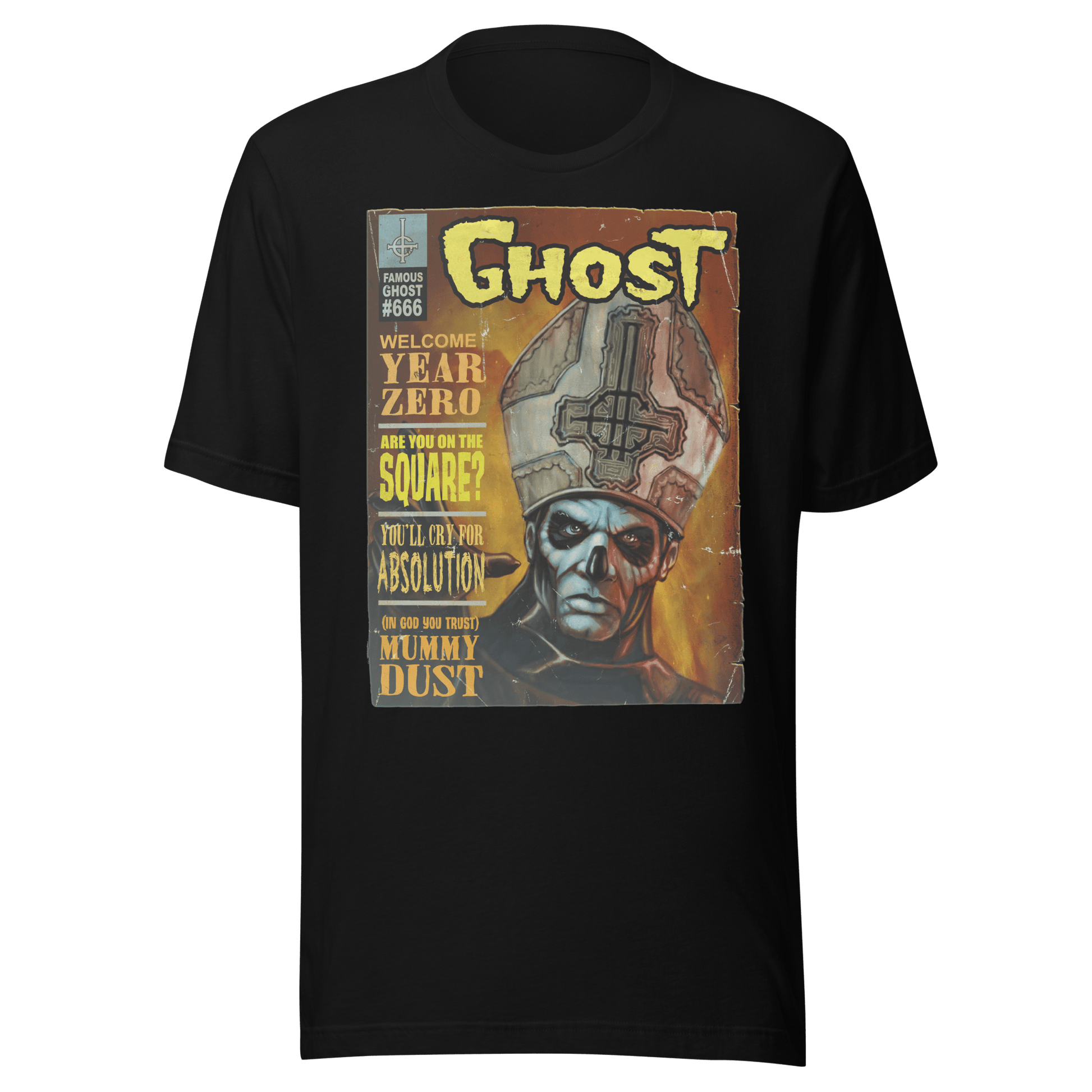 Ghost Year Zero Officially Licensed Mens T Shirt Black