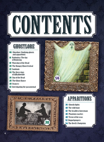 History Of Ghosts - Horrible Hauntings & Chilling Tales, Apparition, Possession, Poltergeist,The Headless Horseman, Thursday Of The Dead, 3 Days Of Allhallowtide, Investigating The Paranormal & More!