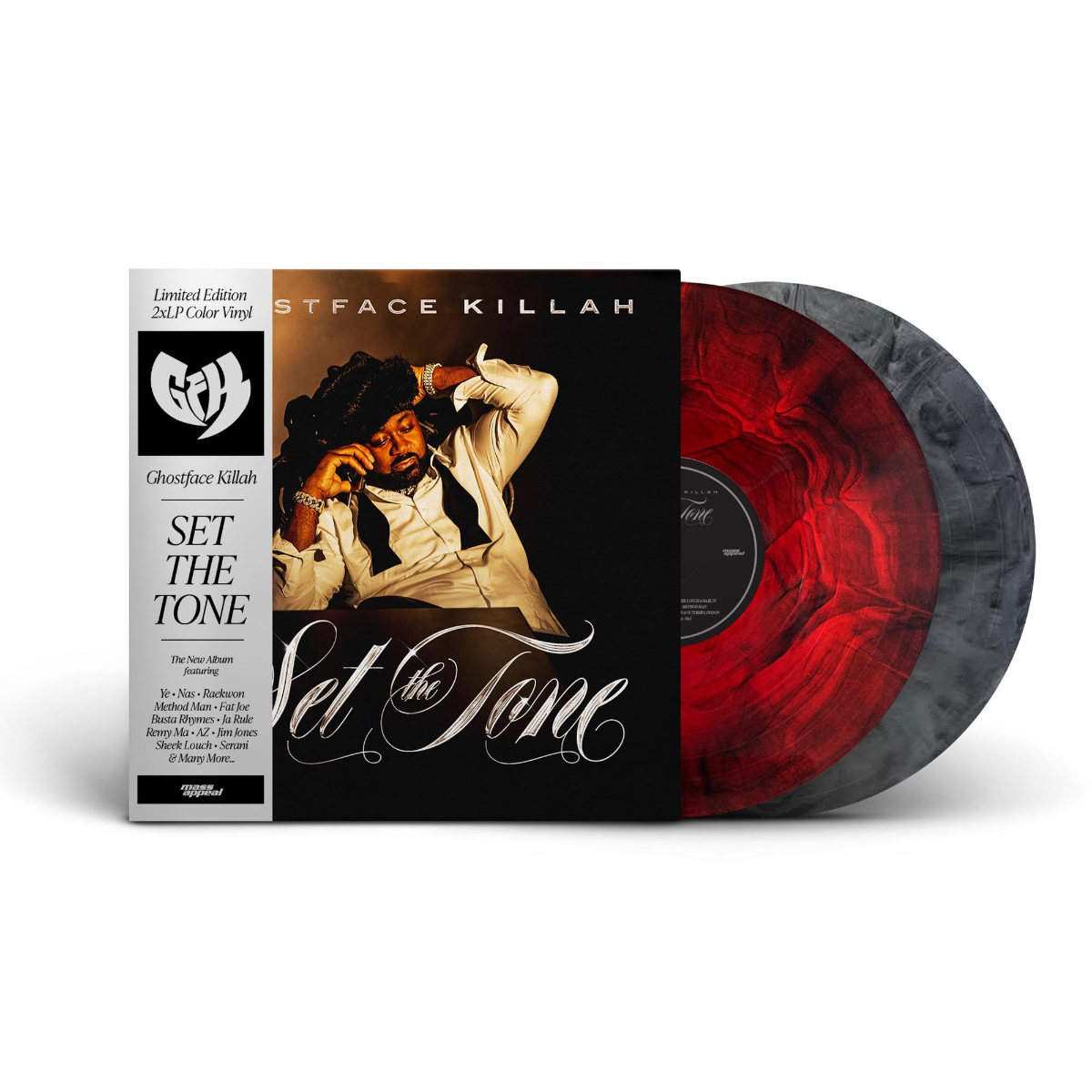 Ghostface Killah - Set The Tone (Guns & Roses) (Red & Black Marble Colored Vinyl) (2 Lp) Vinyl Record