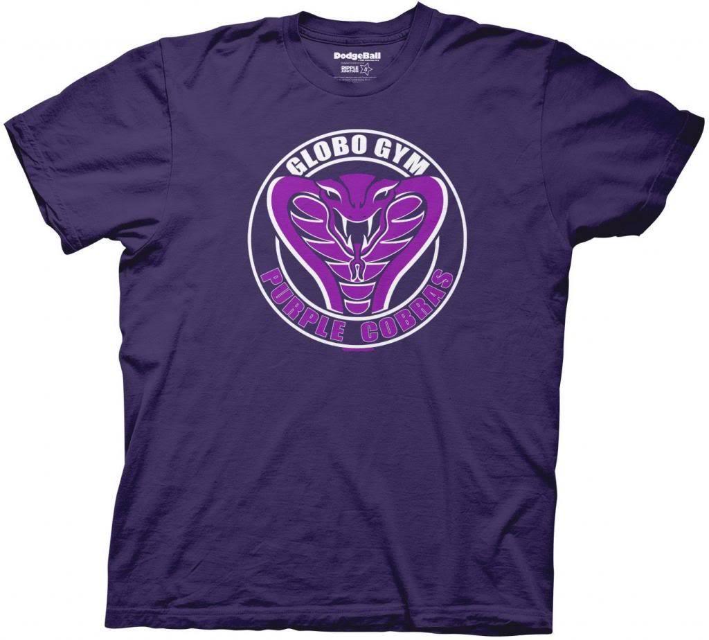 Globo Gym Purple Cobras Costume Performance Shirt