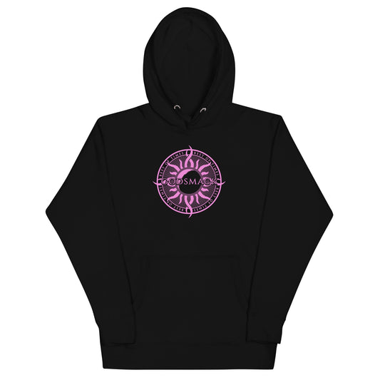 Godsmack Pink Godsmack Compass Mens Hoodie Black