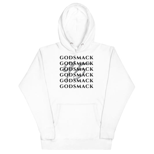 Godsmack Repeat Again Mens Hoodie White