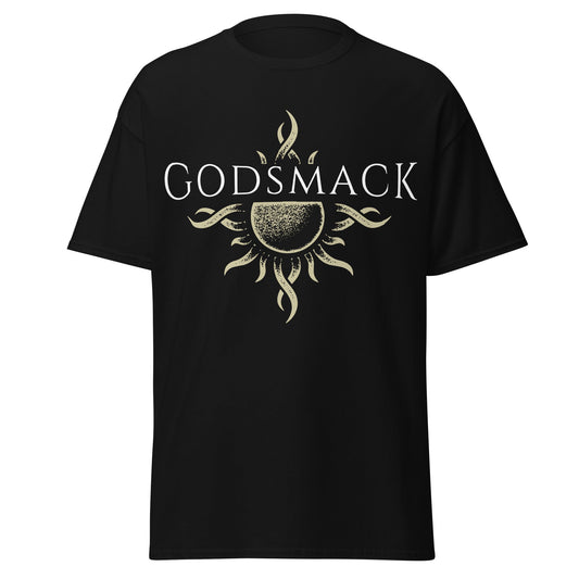 Godsmack Moon Comes Up Jumbo Print Mens T Shirt Black