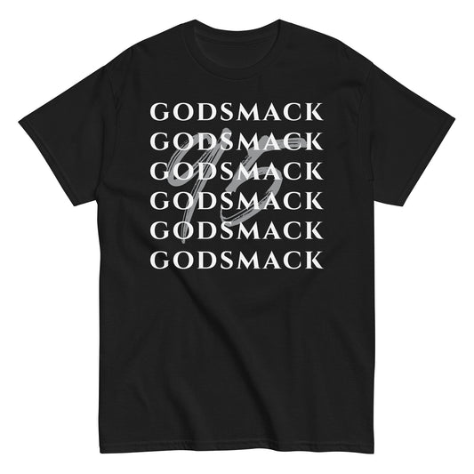 Godsmack Repeat Logo Mens T Shirt Black