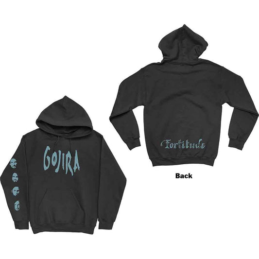 Gorija Fortitude Faces Sweatshirt Hoodie Black Officially Licensed