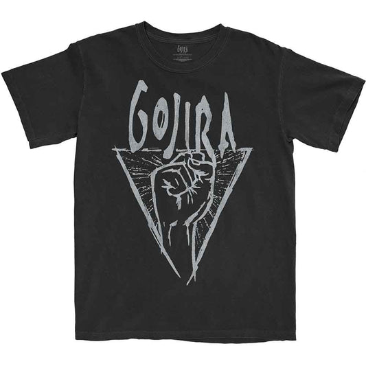 Gojira Power Glove T Shirt Black Officially Licensed