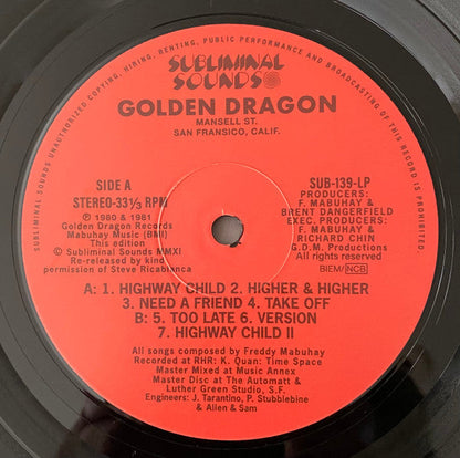 Golden Dragon - Golden Dragon (DELUXE) Vinyl Record