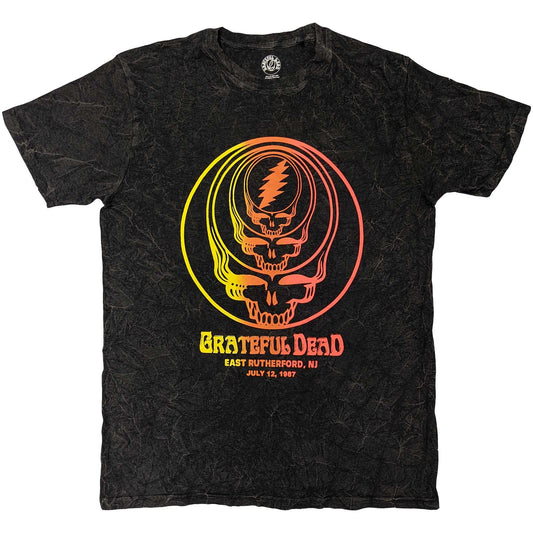 Grateful Dead Concentric Skulls T Shirt Black Officially Licensed