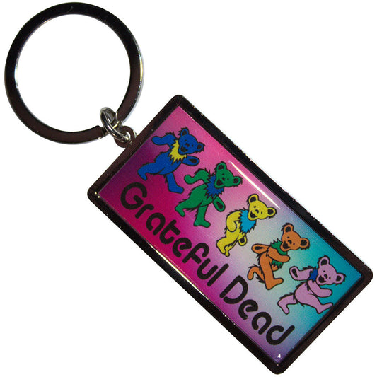 Grateful Dead Dancing Bears Keychain
