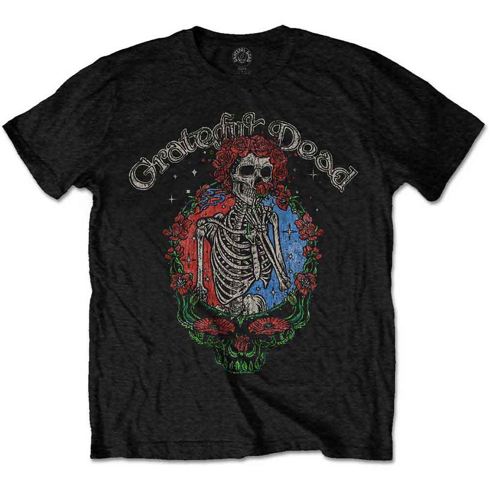 Grateful Dead Floral Stealie [T-Shirt] Officially Licensed