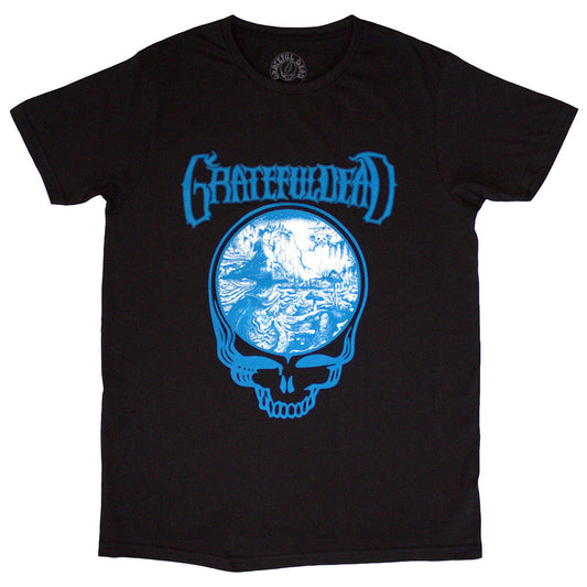 Grateul Dead Mushrooms Mens T Shirt Black Officially Licensed