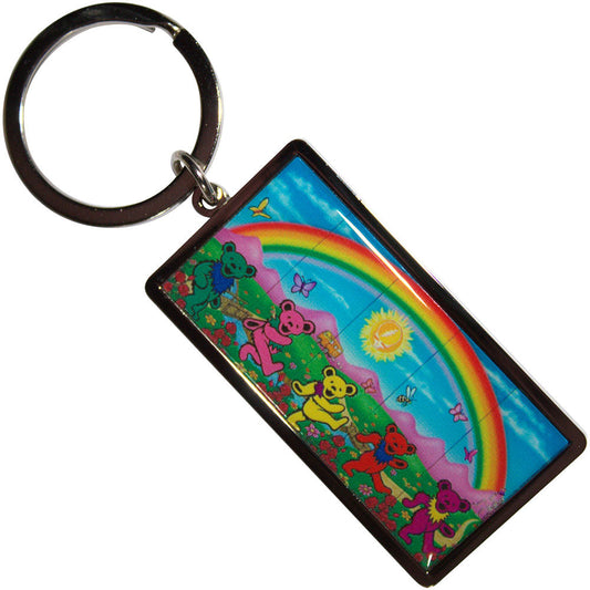 Grateful Dead Rainbow Keychain
