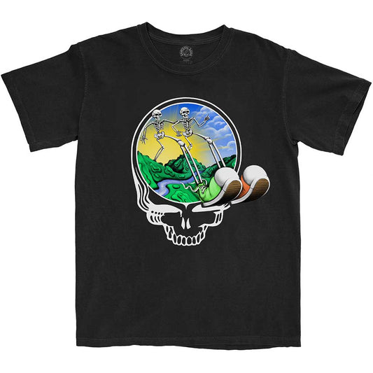 Grateful Dead Skeles Stepping Mens T Shirt Officially Licensed