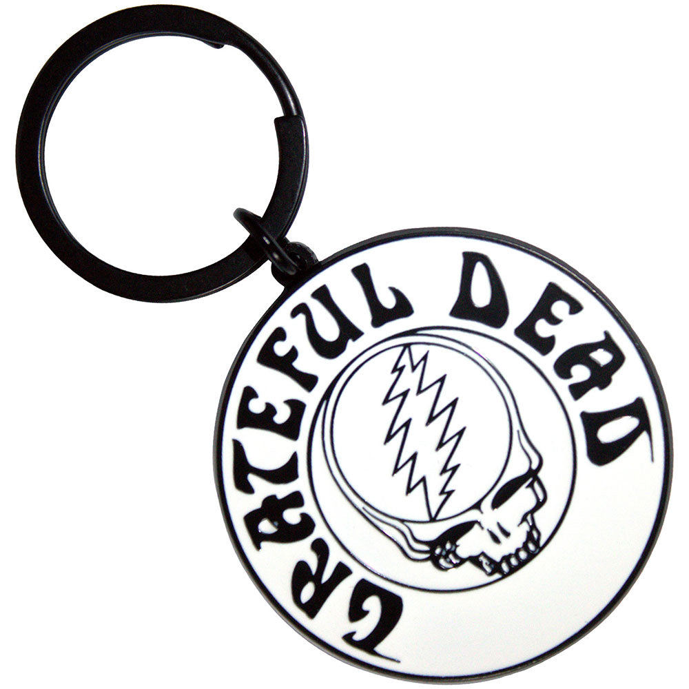Grateful Dead Steal Your Face Mono Black Keychain