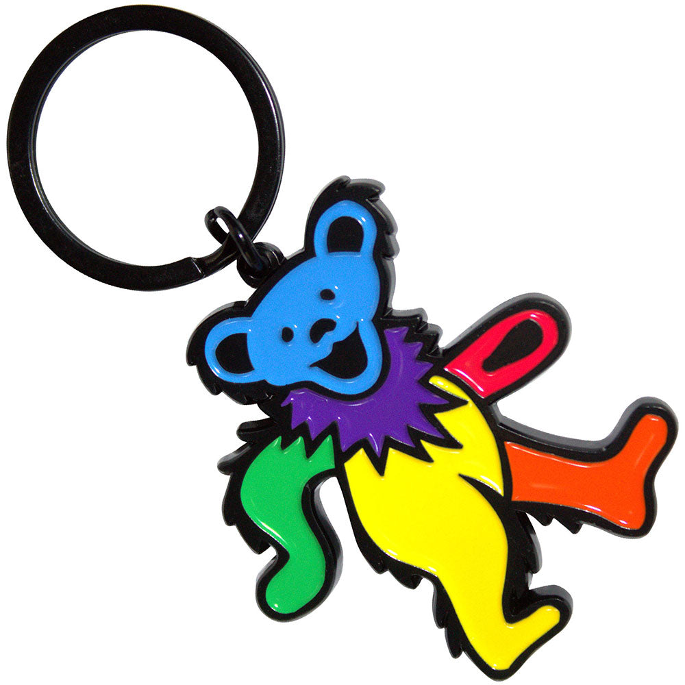 Grateful Dead Yellow Body Dancing Bear Keychain