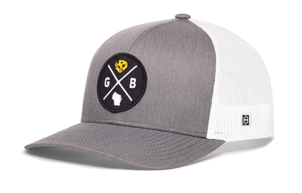 Green Bay Trucker Hat  |  Black GB Cheese X Snapback