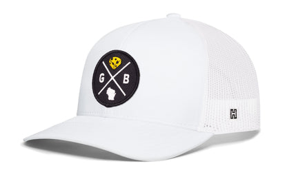 Green Bay Trucker Hat  |  Black GB Cheese X Snapback