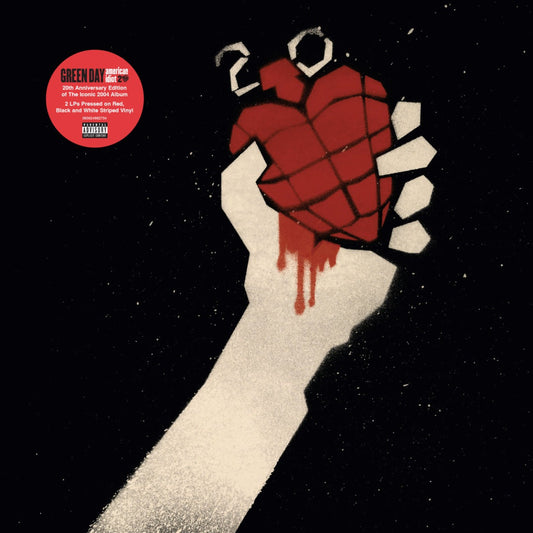 Green Day - American Idiot: 20th Anniversary Edition (Red & Black Splatter Colored Vinyl) (2 Lp) Vinyl Record