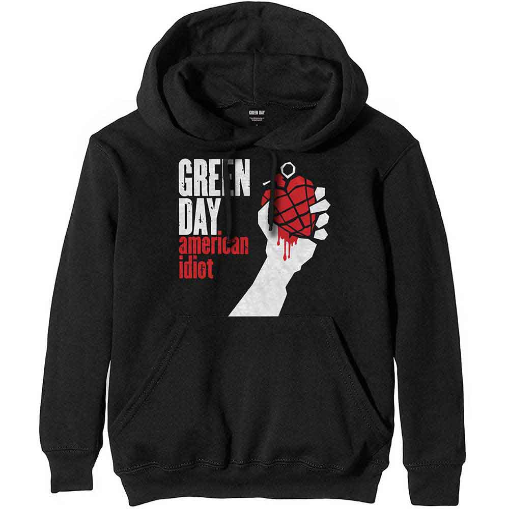 Green Day American Idiot Mens Hoodie Black