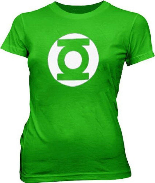 Green Lantern Logo Kelly Green Juniors T-shirt