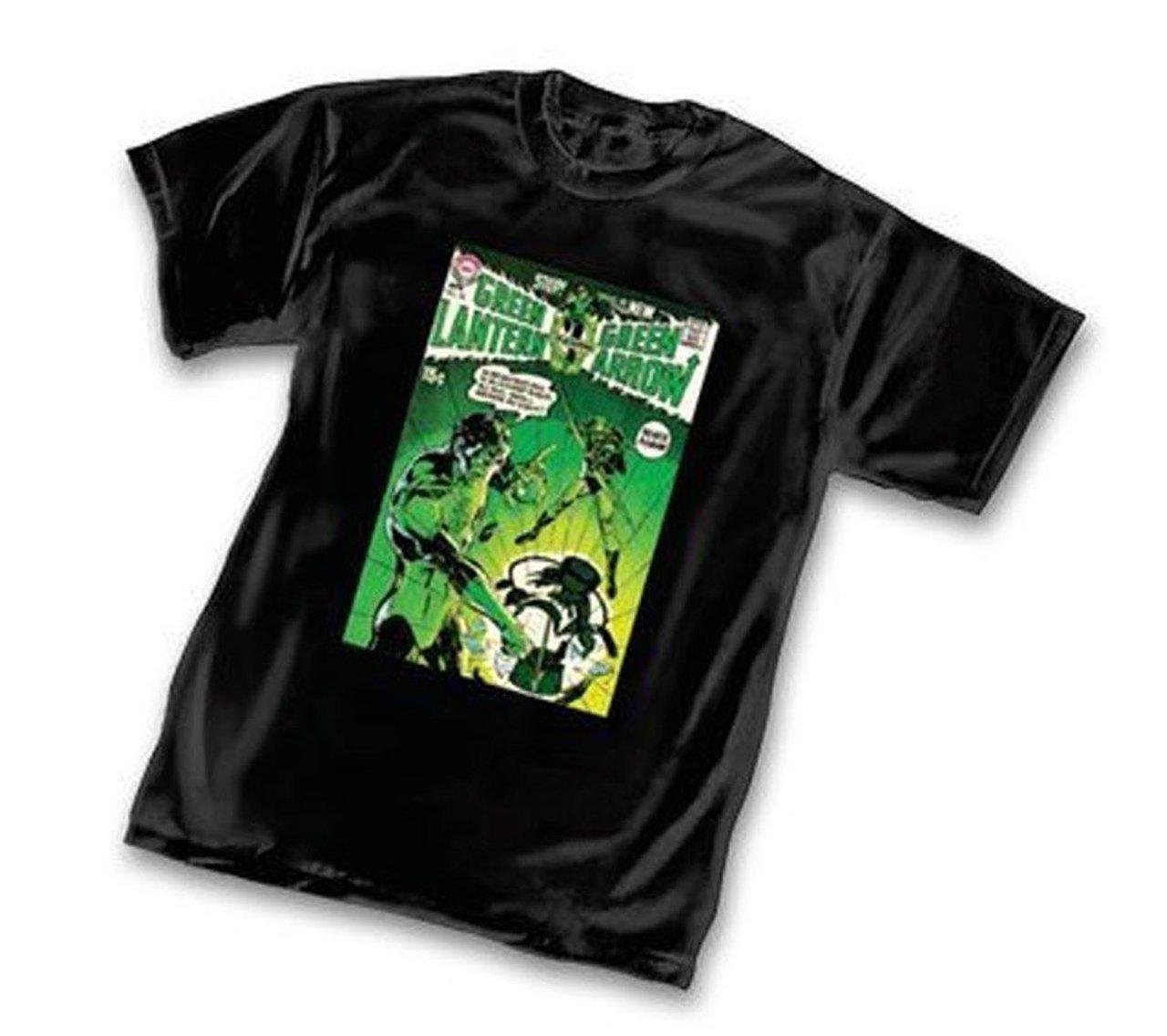 Green Lantern vs Green Arrow Comic Strip T-shirt