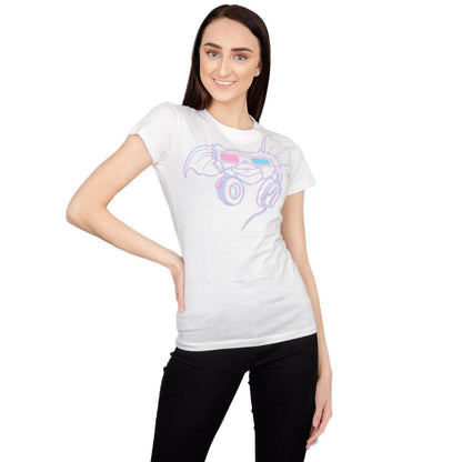 Gremlins Gizmo Headphones 3D Glasses Juniors T-Shirt
