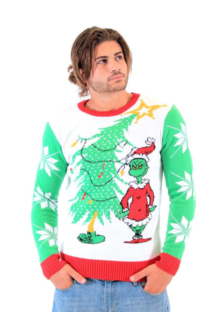 Grinch As Santa Ugly Christmas Sweater