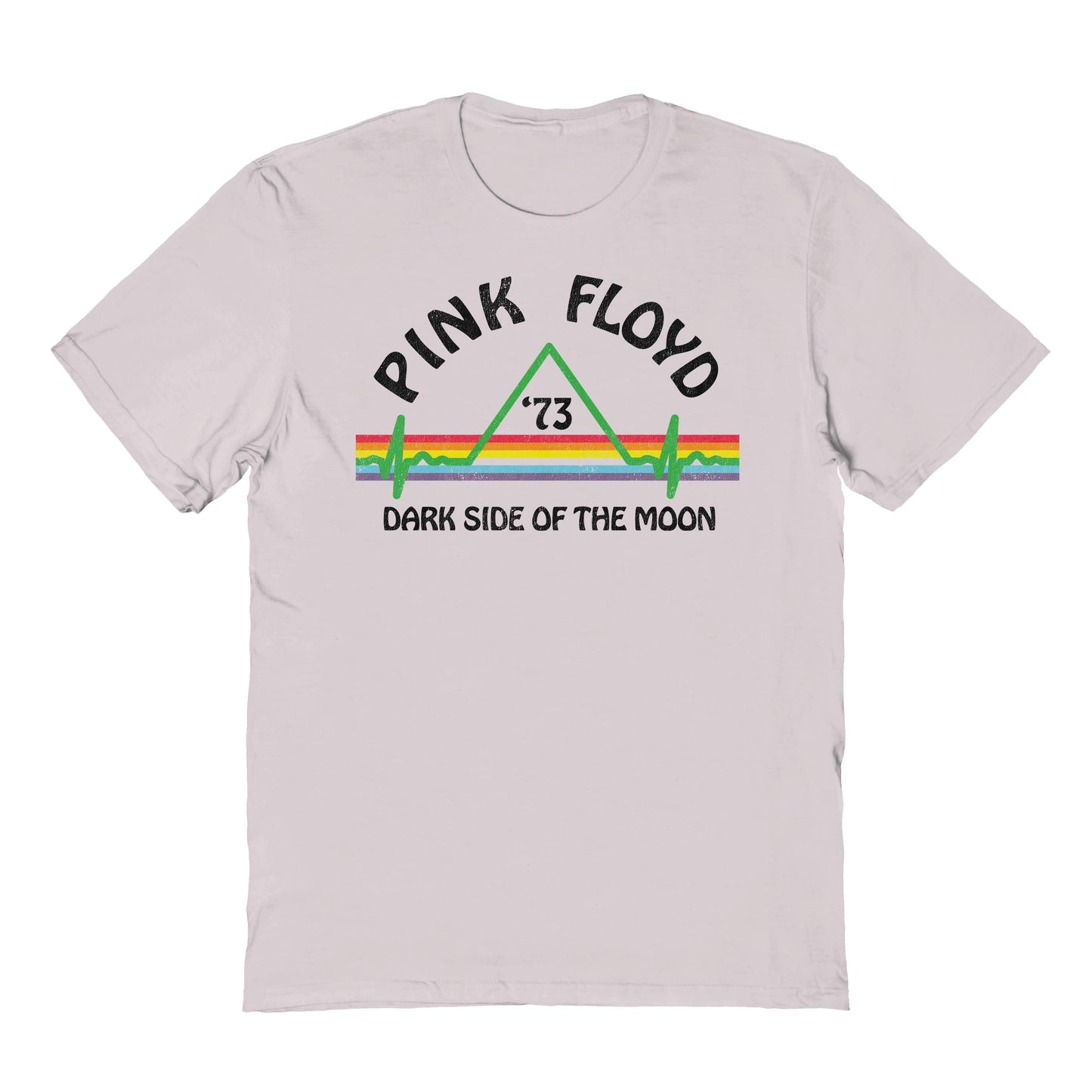 Pink Floyd 73 Dark Side of the Moon Mens T Shirt Ice Grey