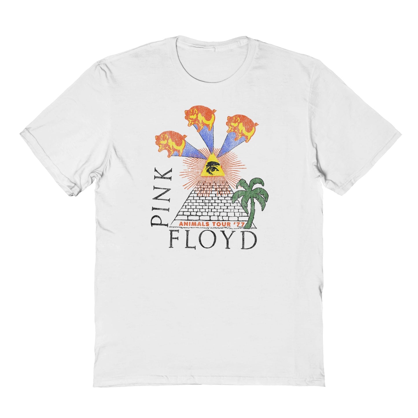 Pink Floyd All Seeing Eye Tour Mens T Shirt White