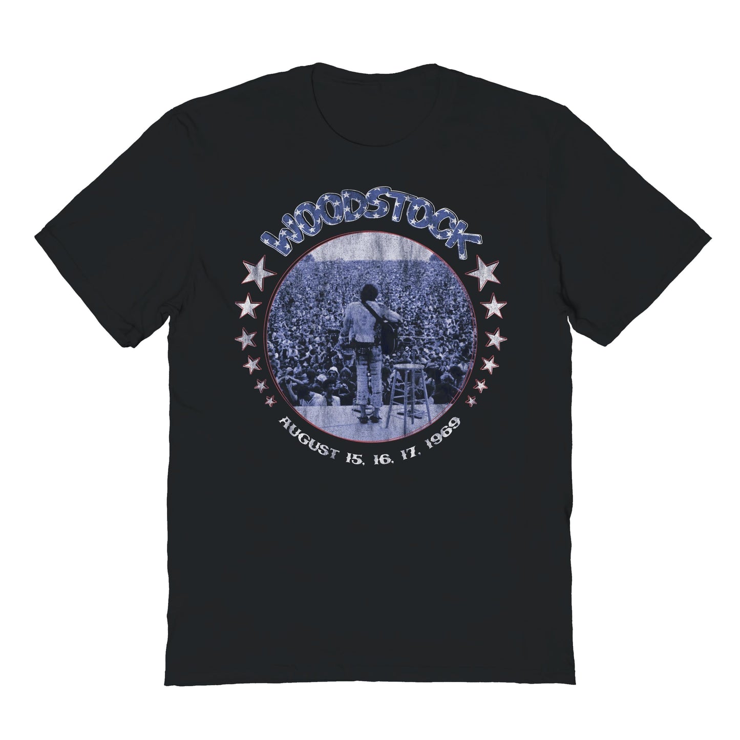 Woodstock American Festival Mens T Shirt Black