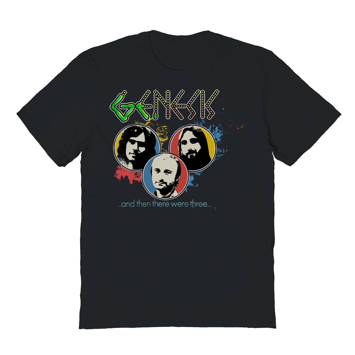 Genesis and Then Three Mens T Shirt Black