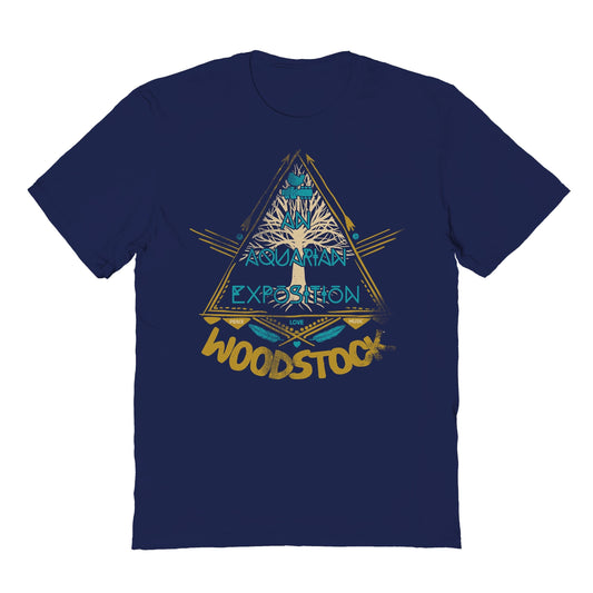 Woodstock Aquarian Exposition 01 Mens T Shirt Navy Blue