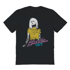 Blondie 1977 Colors Mens T Shirt Black