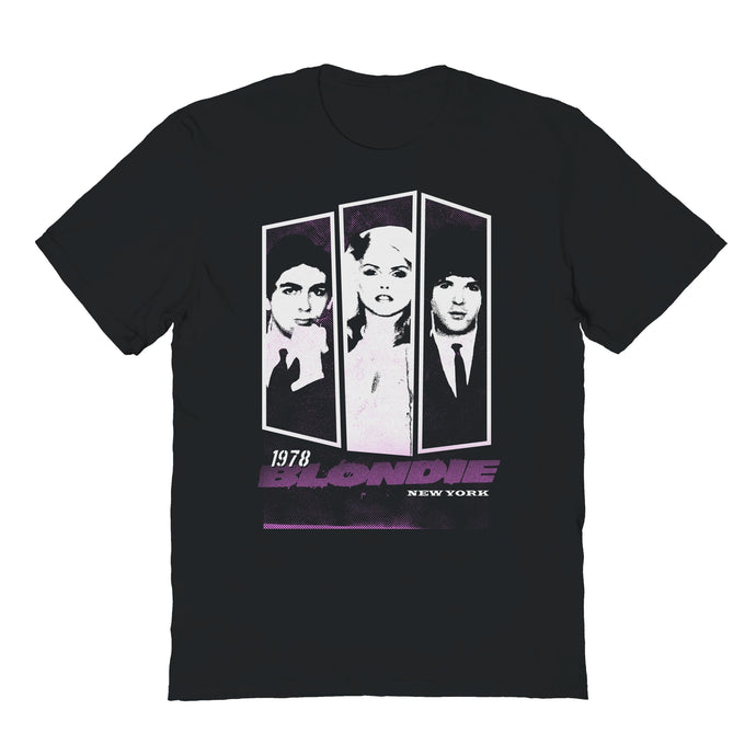 Blondie Contrast Mens T Shirt Black