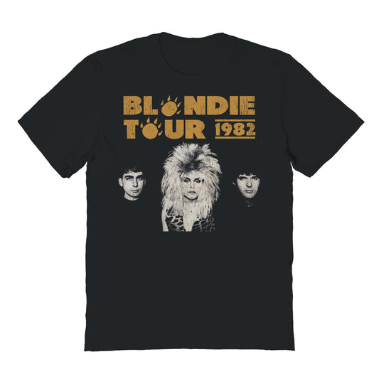 Blondie Tour 82 Beginnings Mens T Shirt Black