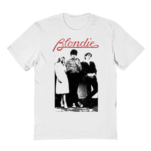 Blondie Wallflowers Logo Mens T Shirt White