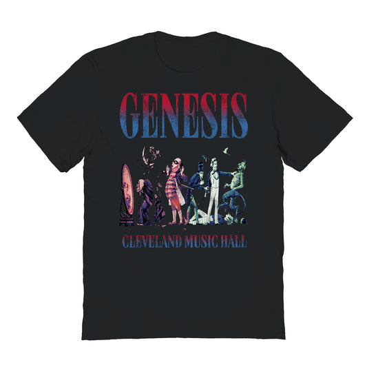 Genesis Cleveland Music Hall Mens T Shirt Black