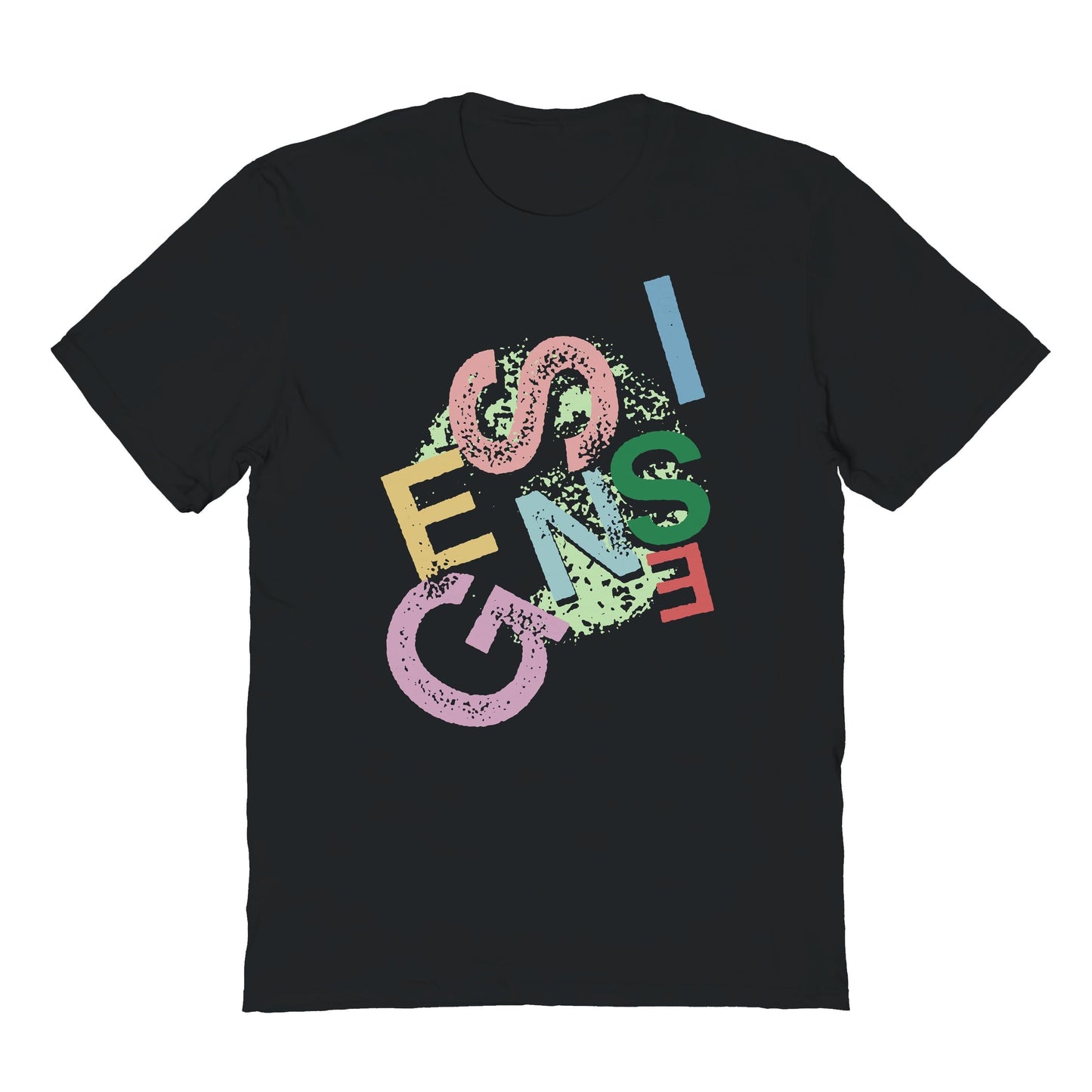 Genesis Colors Mens T Shirt Black