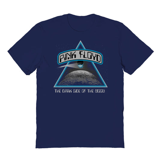 Pink Floyd Dark Side Of The Moon Mens T Shirt Navy Blue