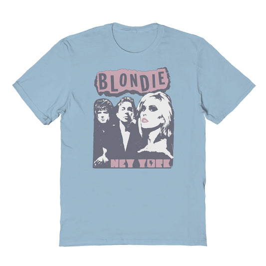 Blondie Dirty Punk Mens T Shirt Light Blue