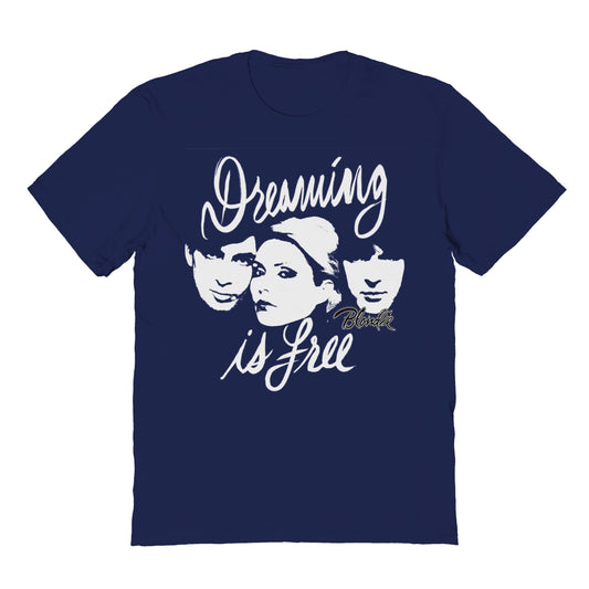 Blondie Dreaming is Free Mens T Shirt Navy Blue