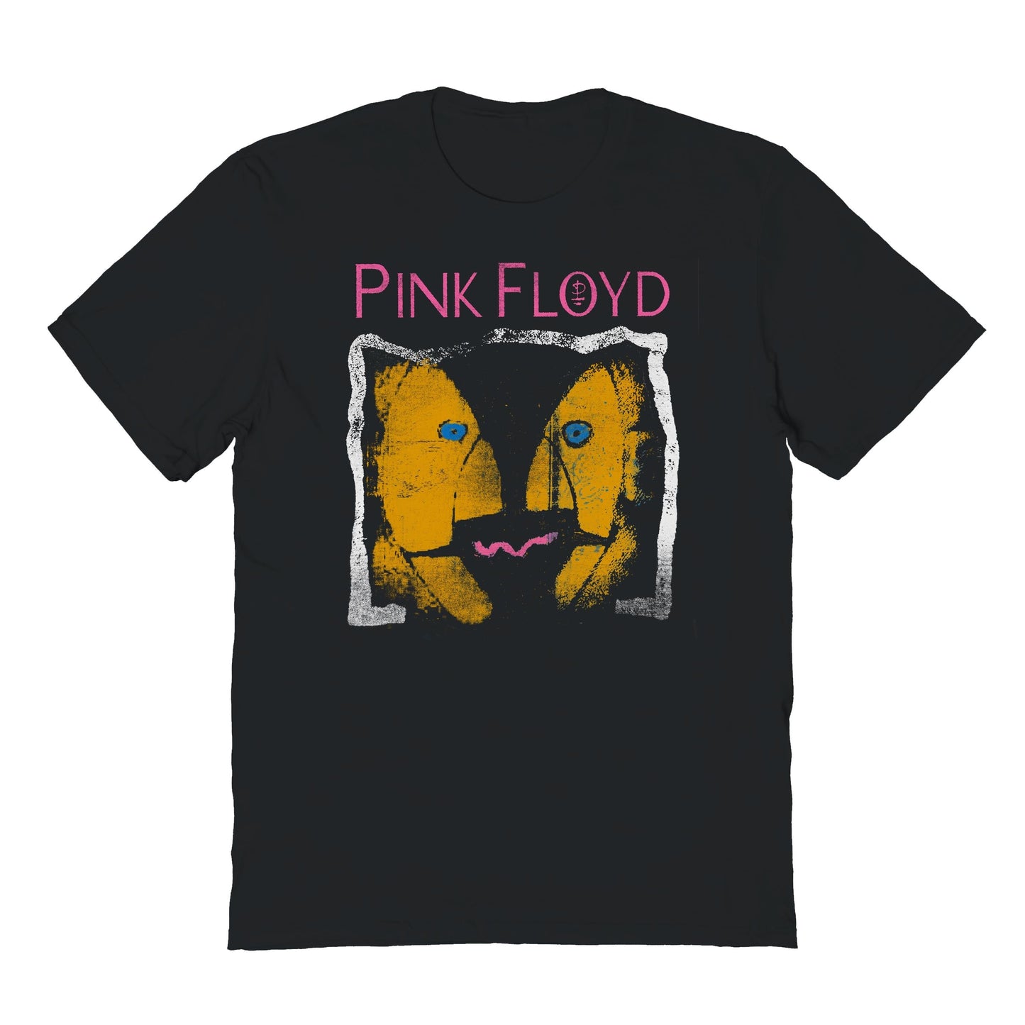 Pink Floyd Faces Oversize Mens T Shirt Black