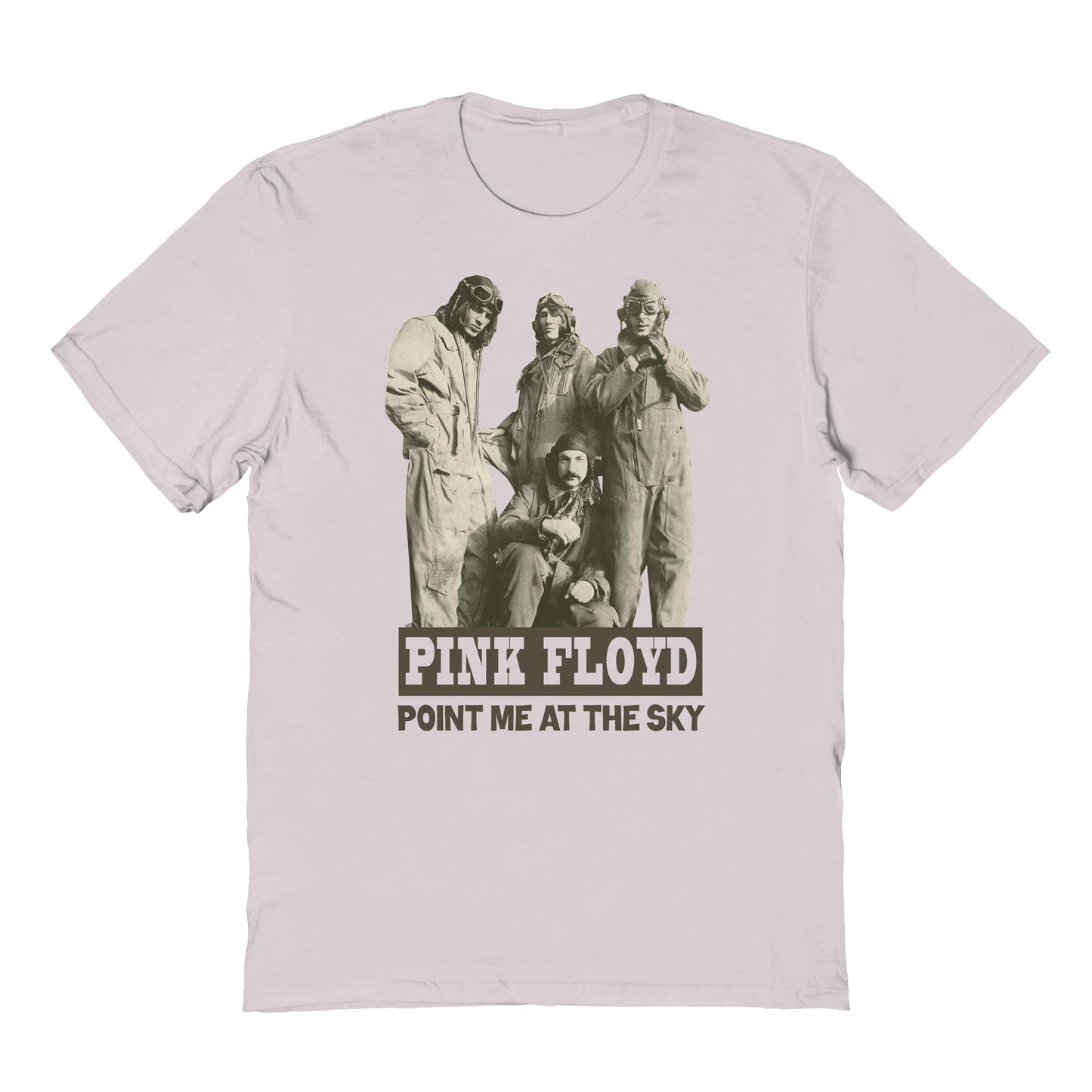 Pink Floyd Flight Suit Mens T Shirt Ice Grey