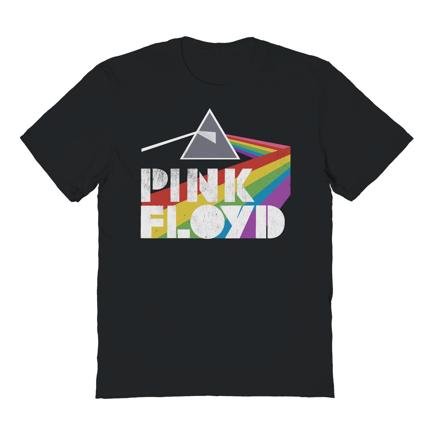 Pink Floyd Fun Color Mens T Shirt Black