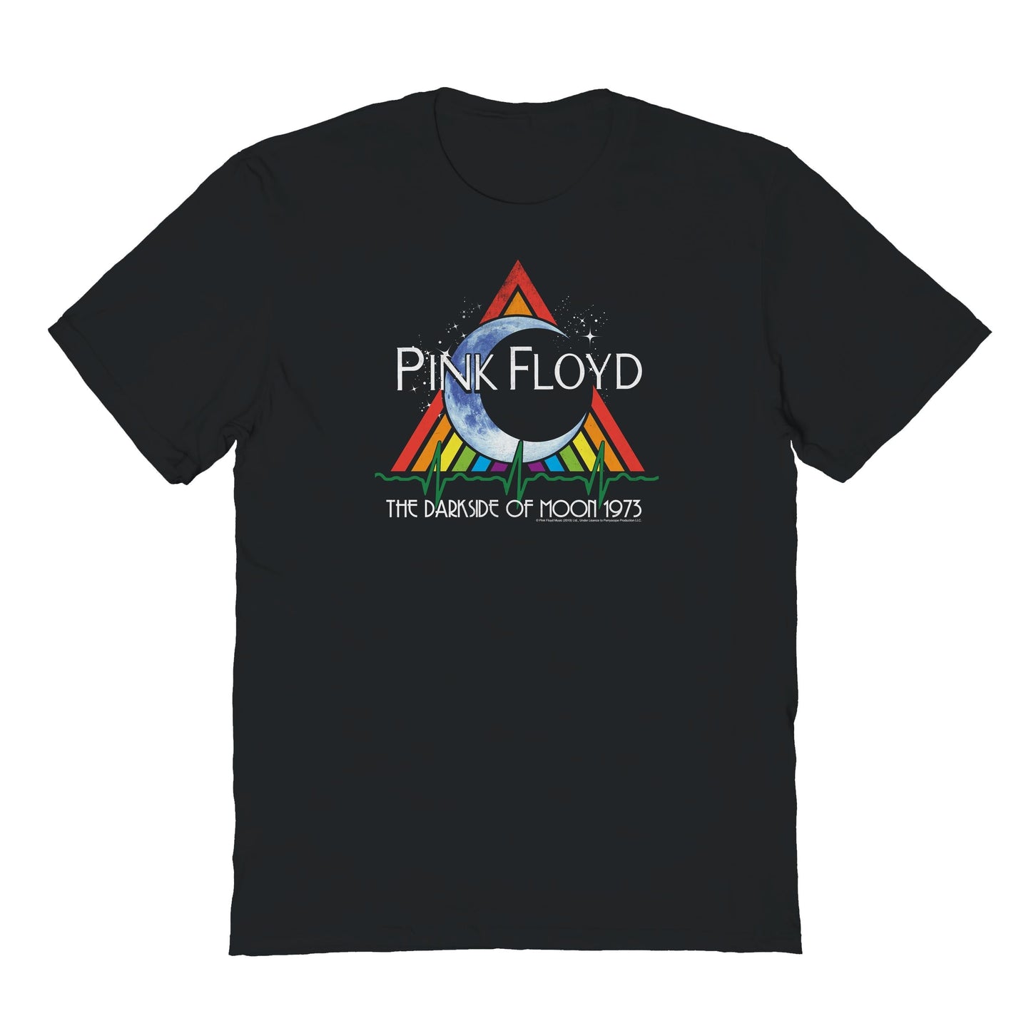 Pink Floyd Moon Sounds Mens T Shirt Black