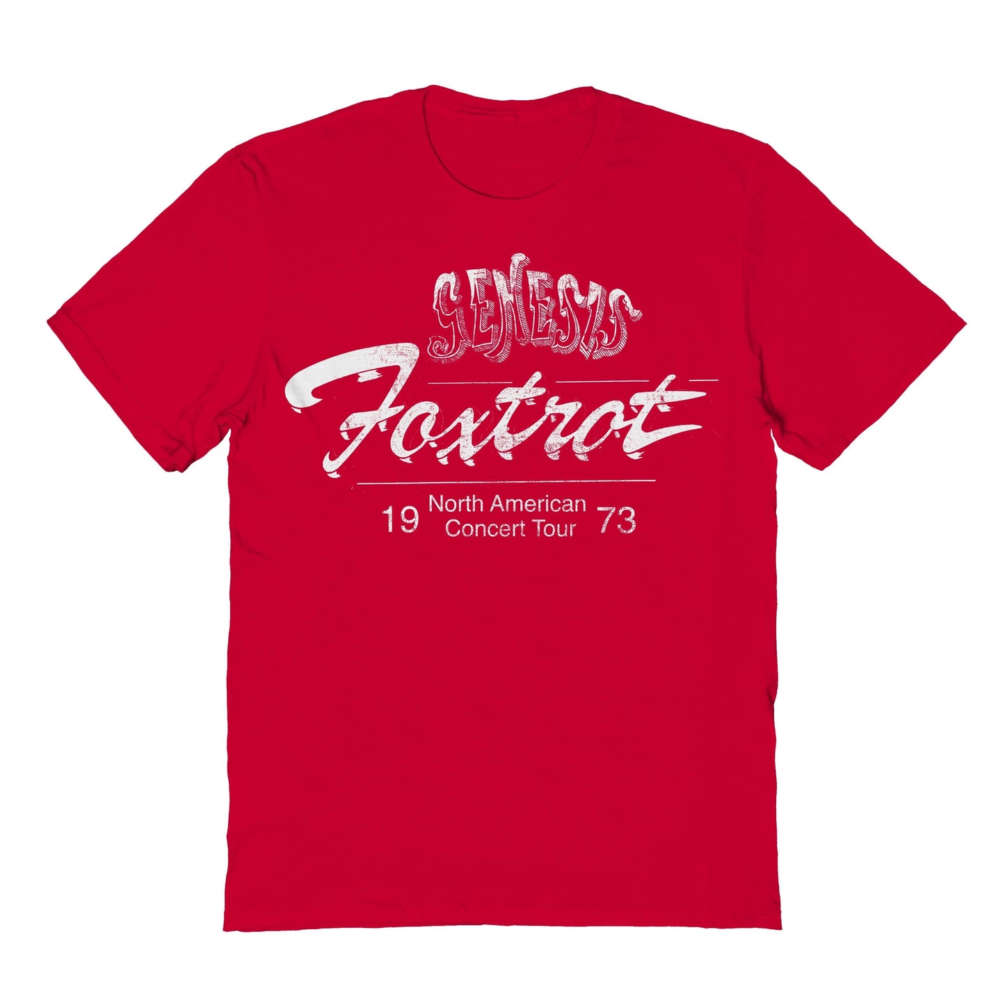 Genesis Foxtrot Tour Mens T Shirt Red